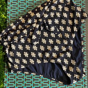 NWT! Tory Burch Double Diamond High-Waisted Bottom XL